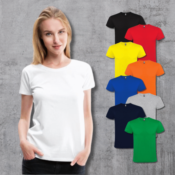 T-SHIRT MANICHE CORTE- ECONOMY - DONNA